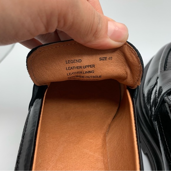 NWB Miz Mooz Legend Women's Loafer platform patent leather black size 40 US9-9.5 - Picture 10 of 13